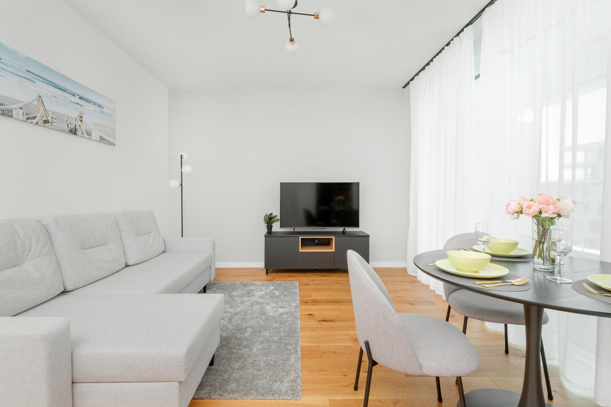 Apartament Na 15 Pietrze Z Widokiem Na Zatoke W Gdyni I Parkingiem By Noclegi Renters 그디니아 외부 사진